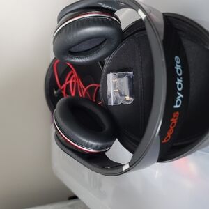 Beats by Dre Black and Monster Over-Ear Headphones